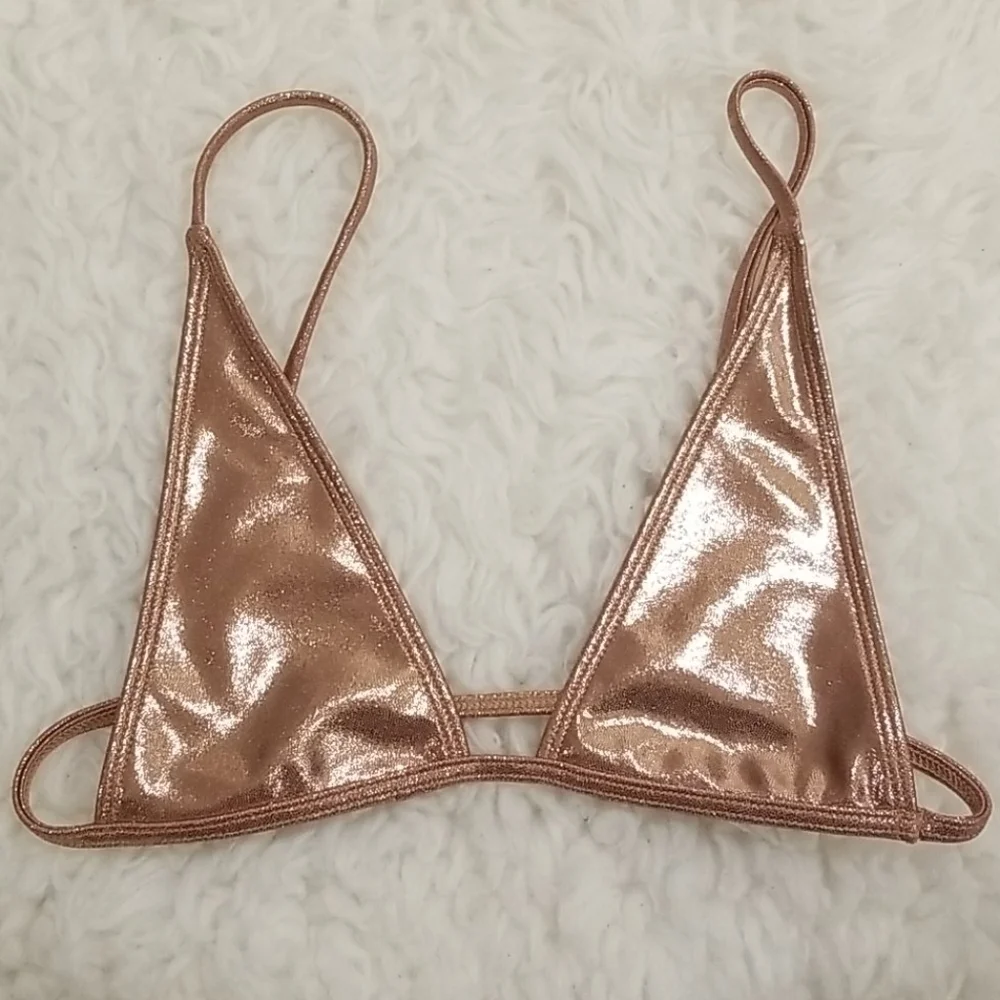 💕MINIMALE ANIMALE💕 Lucid Bijou Bikini Top Small NWOT